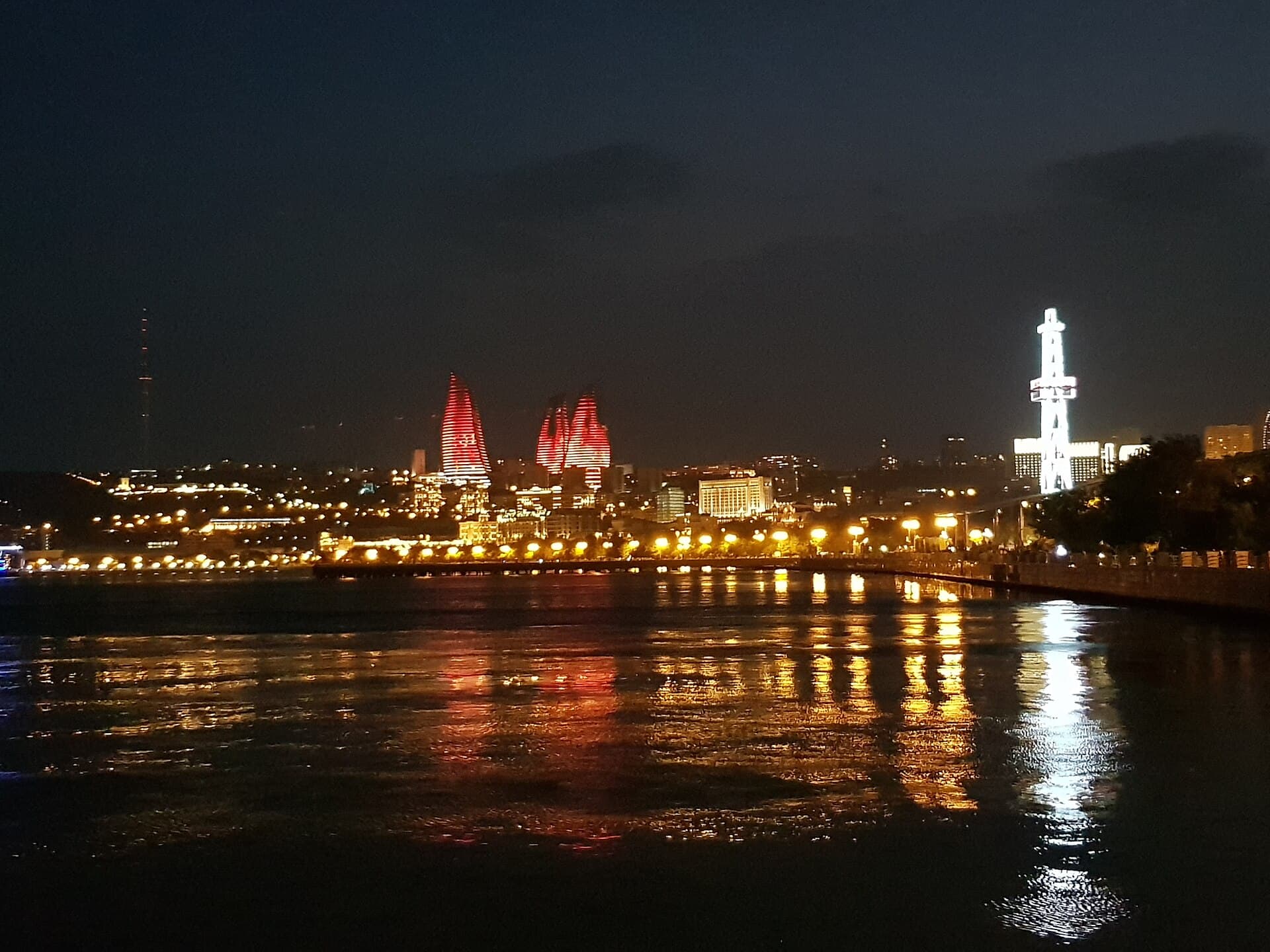 Baku — Flame Towers & old city charm